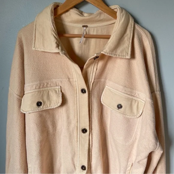 Free People Ruby Jacket in Beige Size XL - Picture 8 of 10
